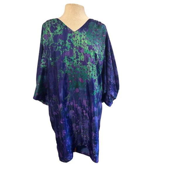 Silk Maggy Boutique Tunic Dress Size 10 Multicolor - Picture 1 of 8